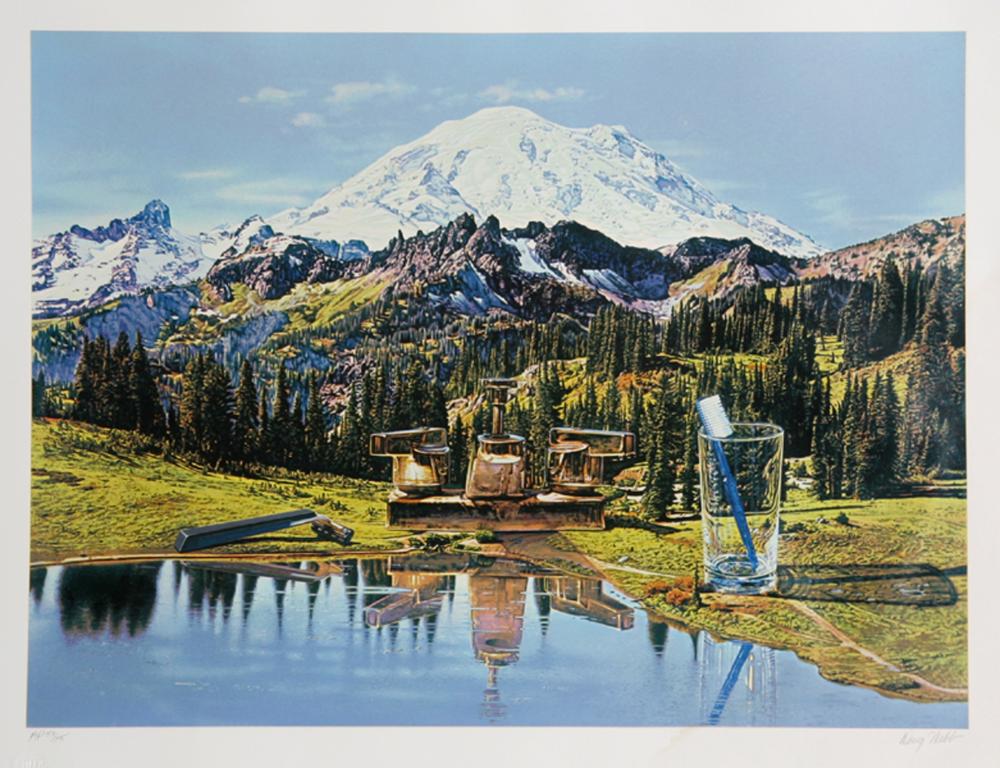 Doug Webb comparable auction result: doug webb faucet screenprint