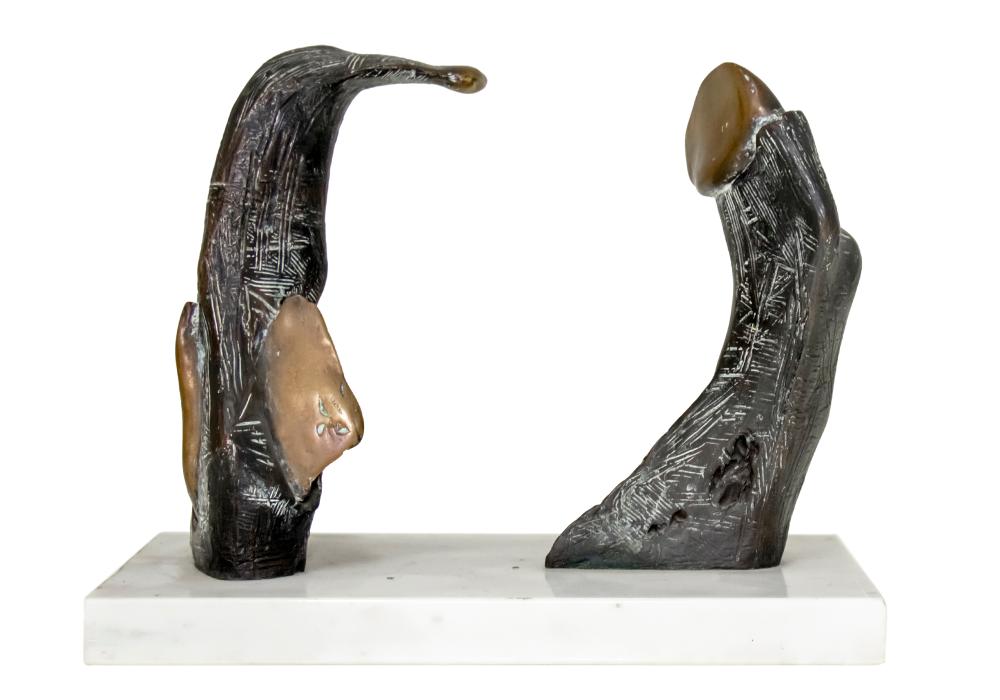 Eli Ilan comparable auction result: eli ilan 1928 1982 bronze sculpture 1975