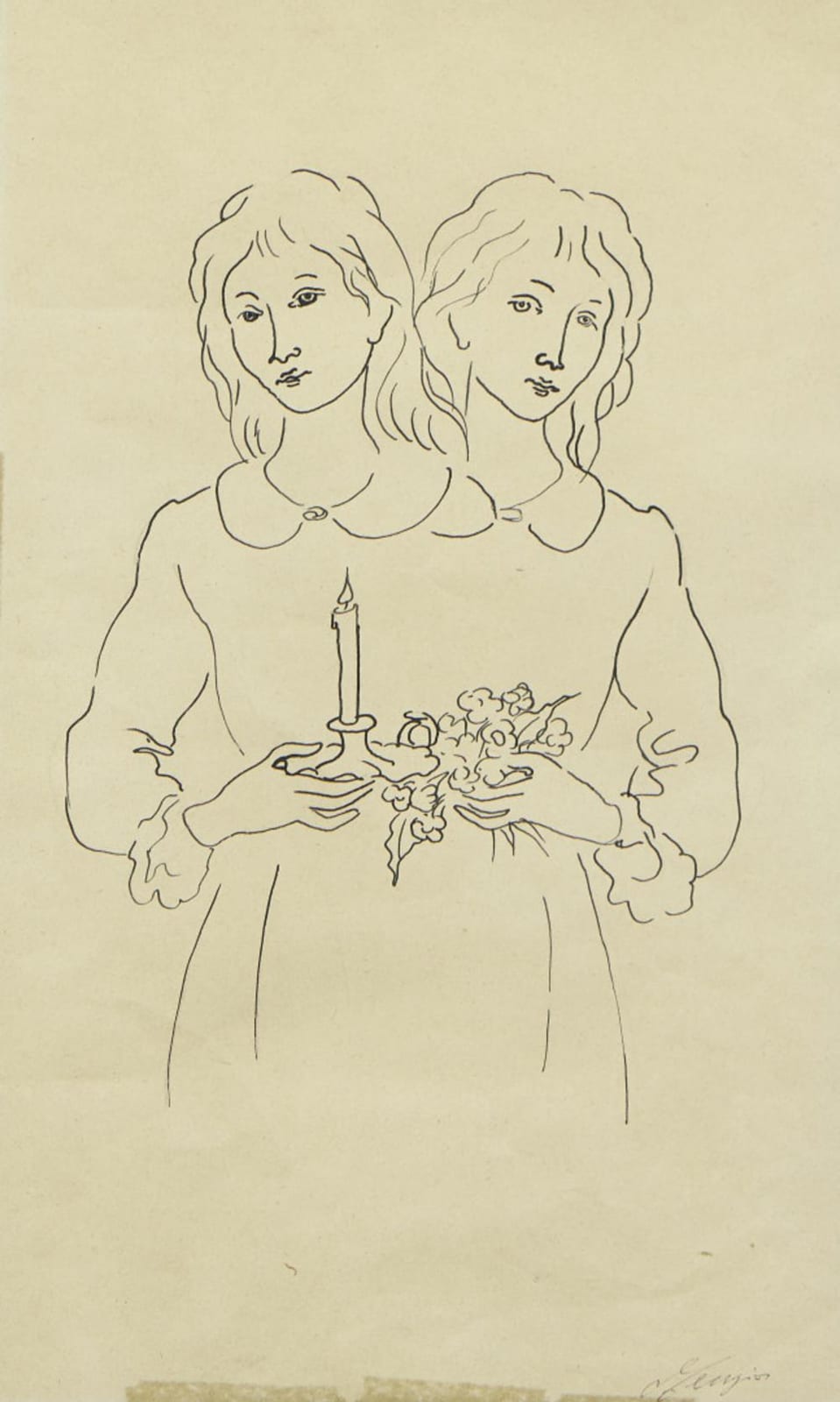Francesco Menzio comparable auction result: francesco menzio 1899 1979 untitled 1948