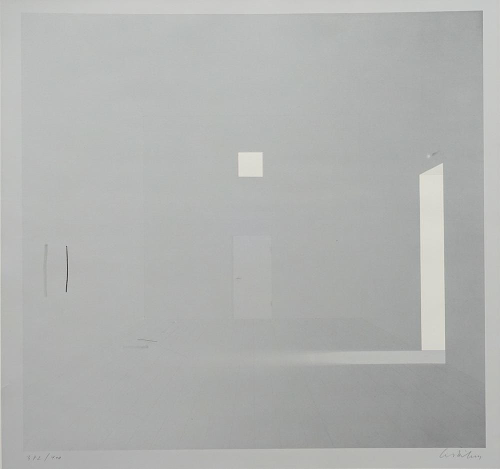 Günther Eberhard Willikens comparable auction result: ben willikens born 1939 room in gray