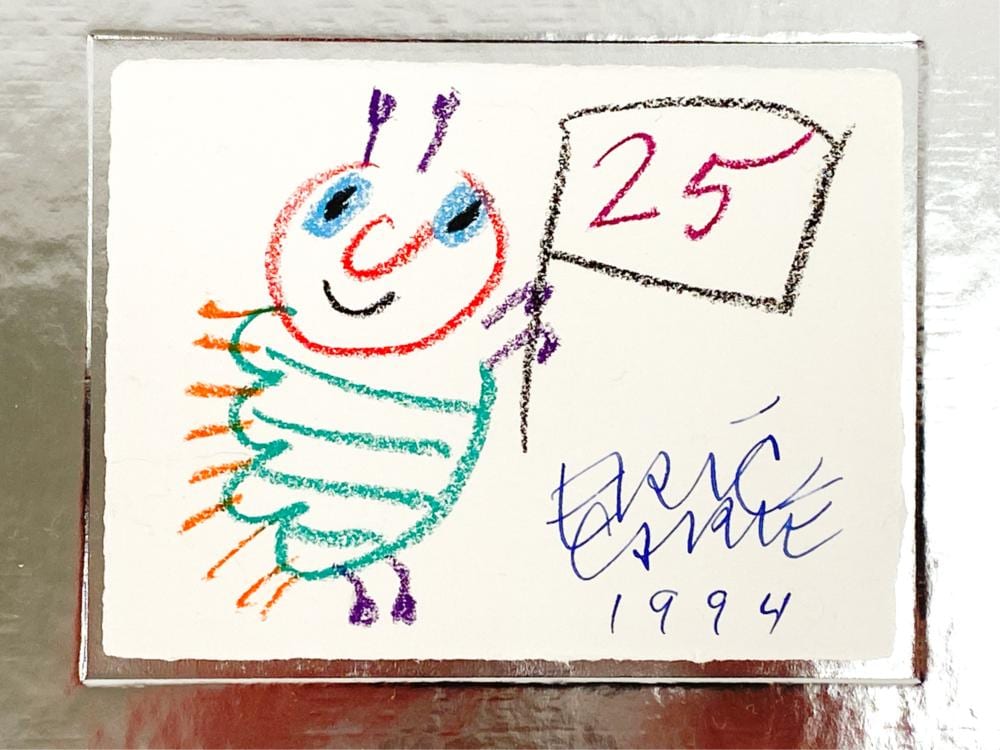 Eric Carle comparable auction result: eric carle drawing signed