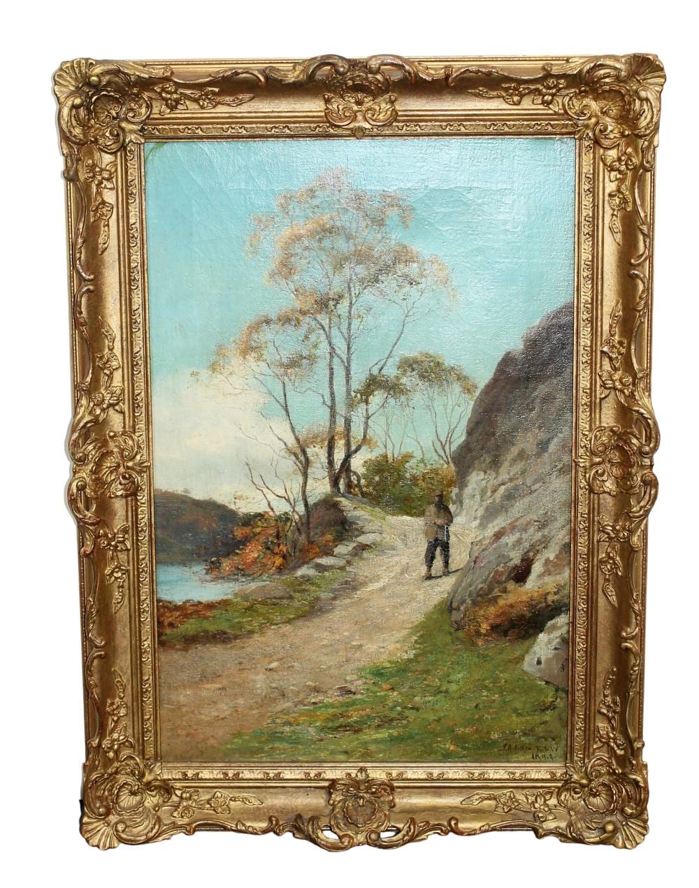 james aitken 1846 1897 oil on canvas painting landscape · King Galleries · 2023-04-29 James Aitken comparable auction result: james aitken 1846 1897 oil on canvas painting landscape