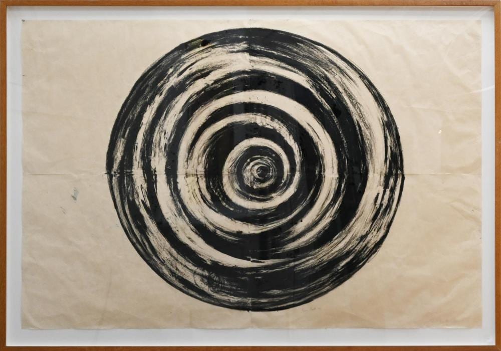 Lisa Roet comparable auction result: lisa roet born 1967 untitled abstract spiral 1995 mixed media on paper four parts