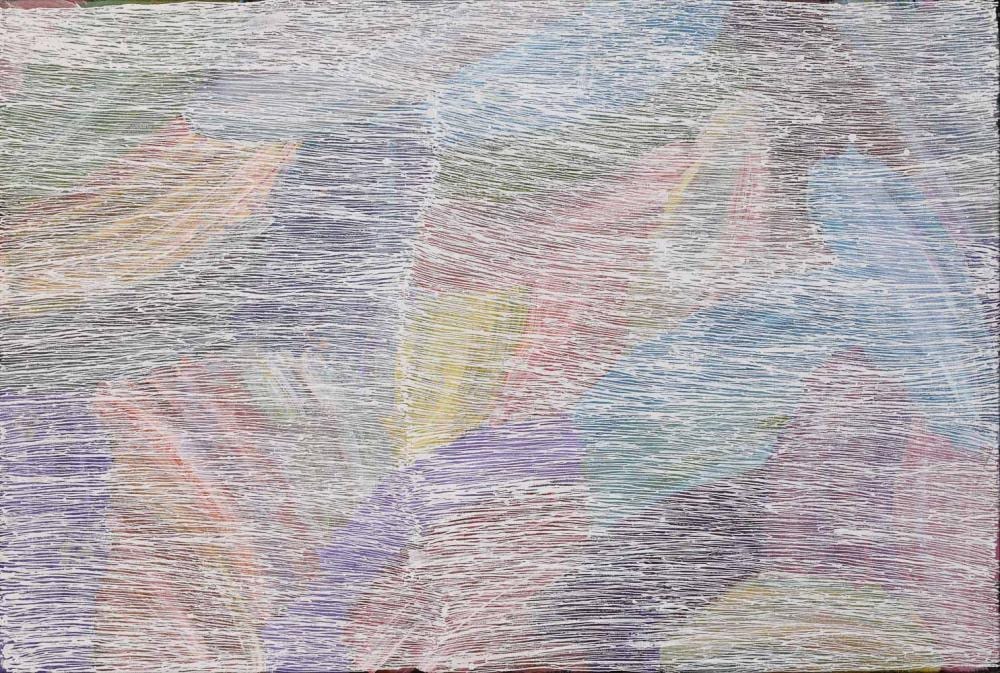 mary morton kemarre c 1931 2016 bush plum dreaming · Ozbid Auctions · 2023-04-30 Mary Morton comparable auction result: mary morton kemarre c 1931 2016 bush plum dreaming