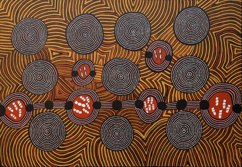 Agnes Rubuntja comparable auction result: agnes rubuntja untitled