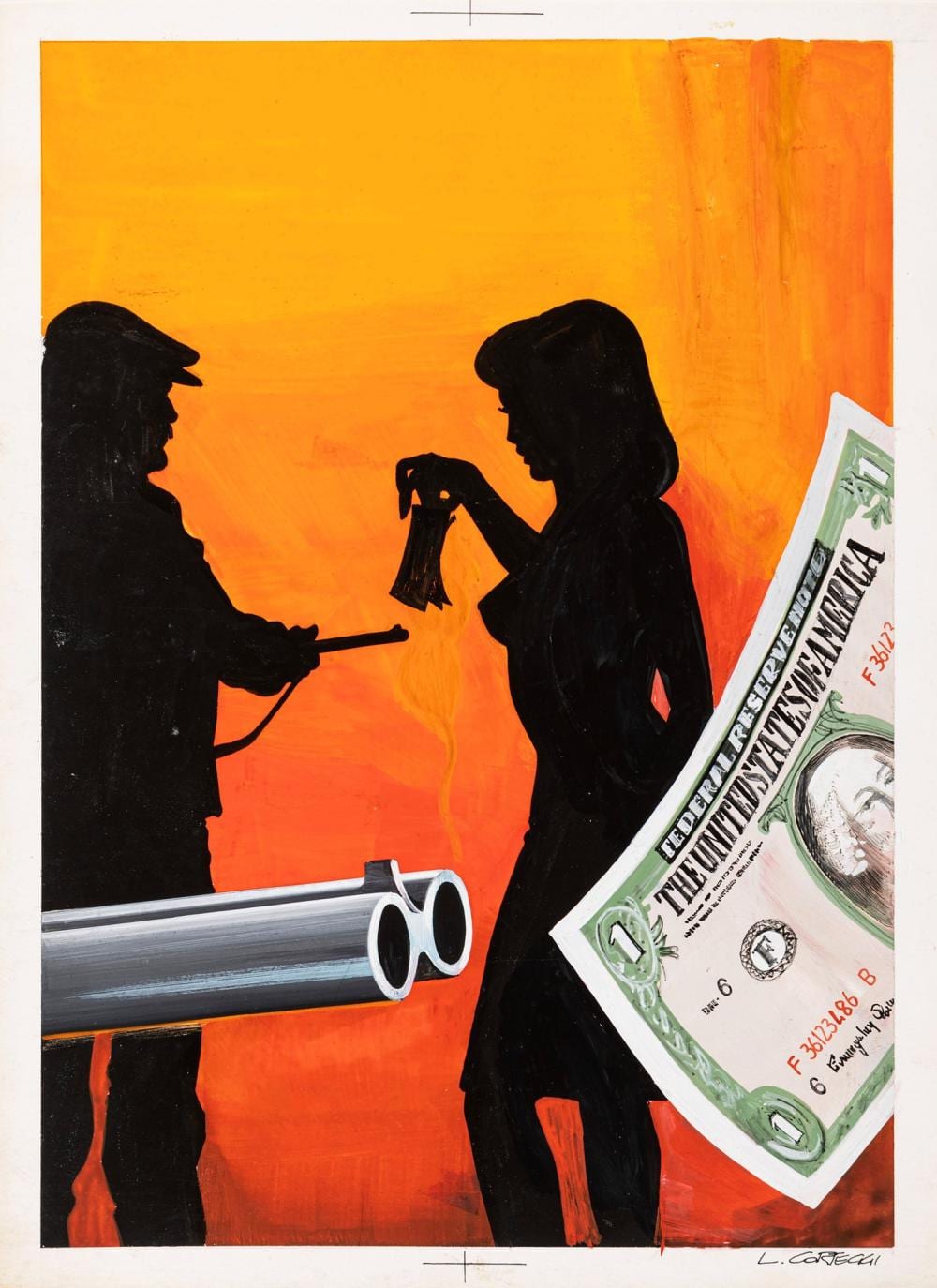 Luigi Corteggi comparable auction result: luigi corteggi satanik il valore di niente 1967