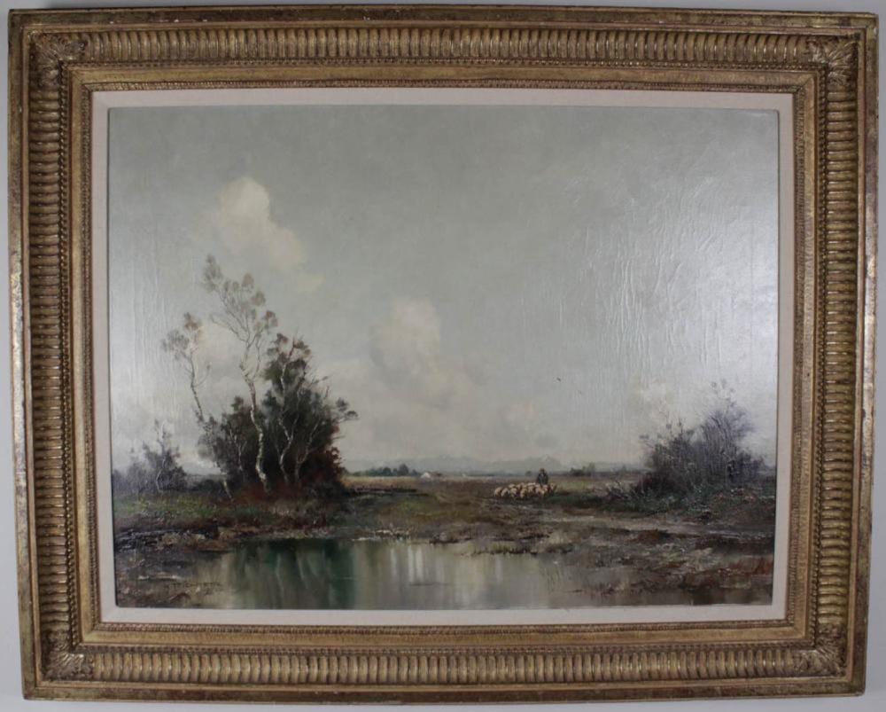 Klaus Richter comparable auction result: klaus richter oil on canvas