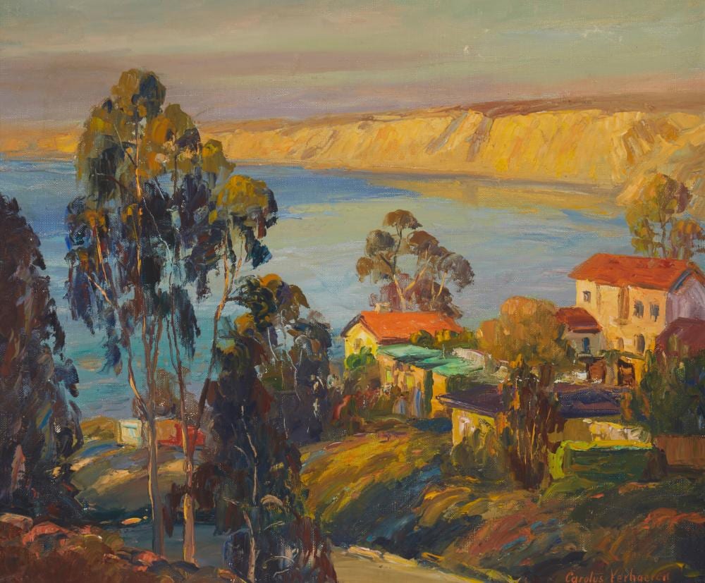 Carolus Verhaeren comparable auction result: carolus verhaeren 1908 1956 view of the coast oil on canvas 22 h x 26 w