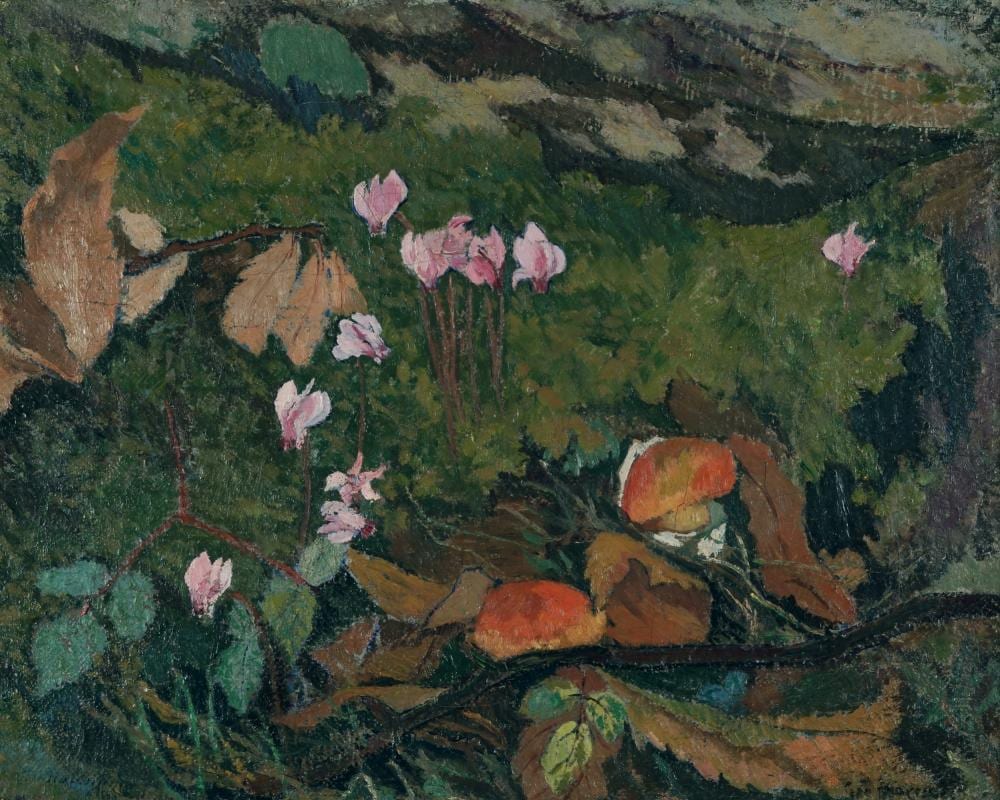 Giovanni Malesci comparable auction result: giovanni malesci fiori e foglie