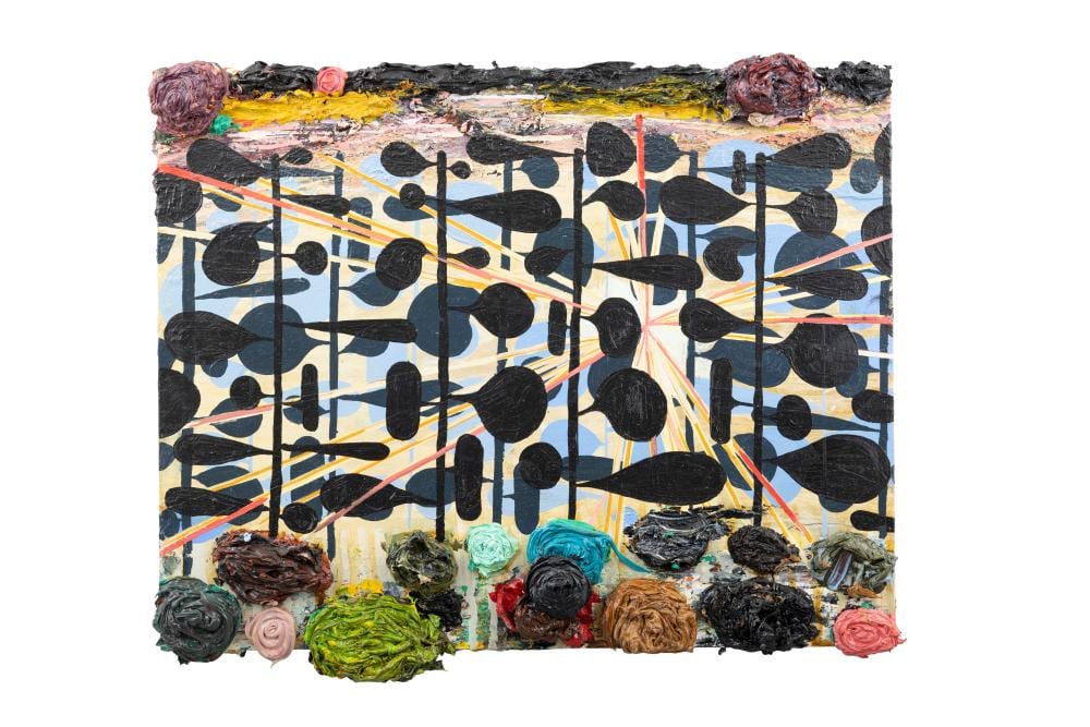 Phillip Allen comparable auction result: phillip allen b 1967 deep level sequence intelligent version oil on board 28 x 37cm signed inscribed and dated 2003 verso provenance with kerlin gallery label verso