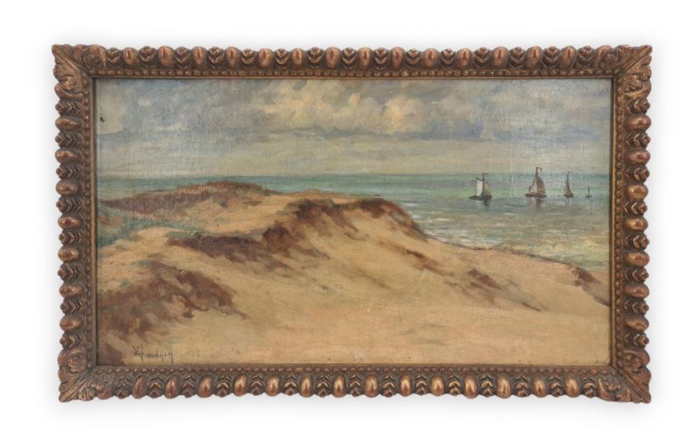 Eugène Verdyen comparable auction result: eug ne verdyen 1836 1903 les dunes sur c te belge dimensions 66 x 36 cm