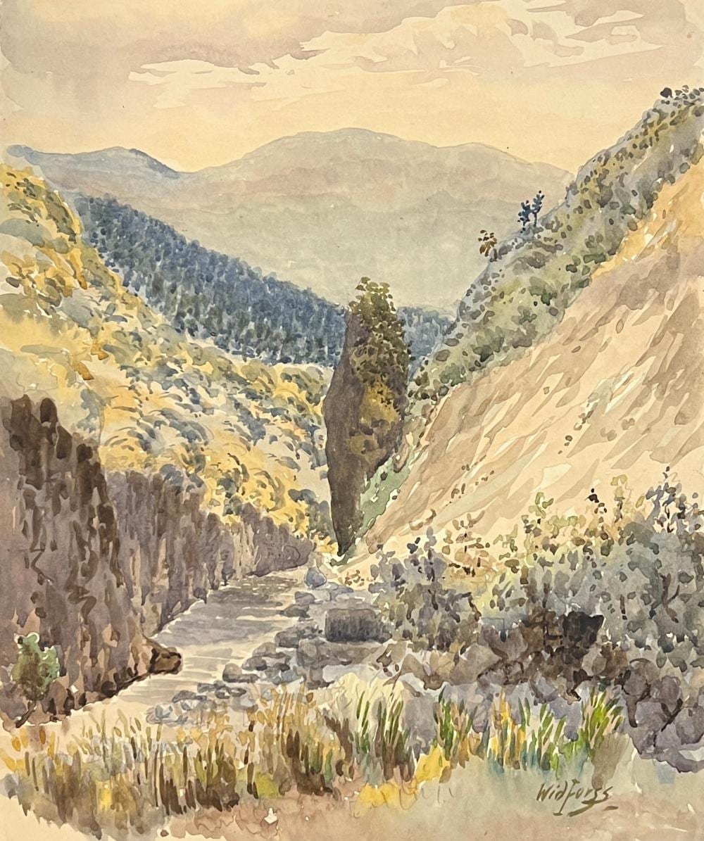 Gunnar Mauritz Widforss comparable auction result: gunnar mauritz widforss 1879 1934 american
