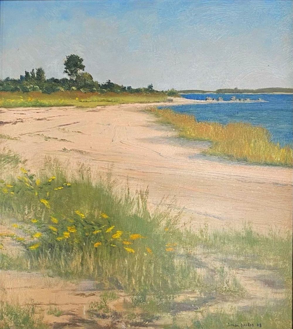 Simon Parkes (American, 1954-) NY Oil Painting sold by Myers Fine Art, lot 300 — auction record photograph