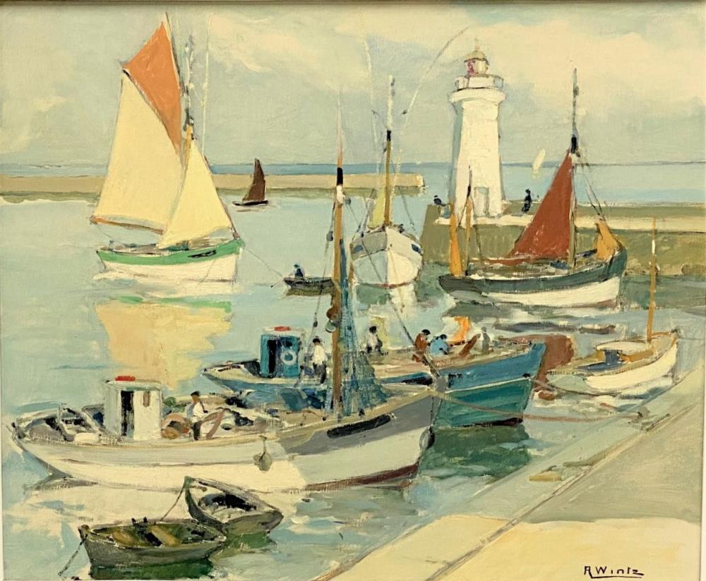 Raymond Wintz comparable auction result: raymond wintz french 1884 1956 oil painting