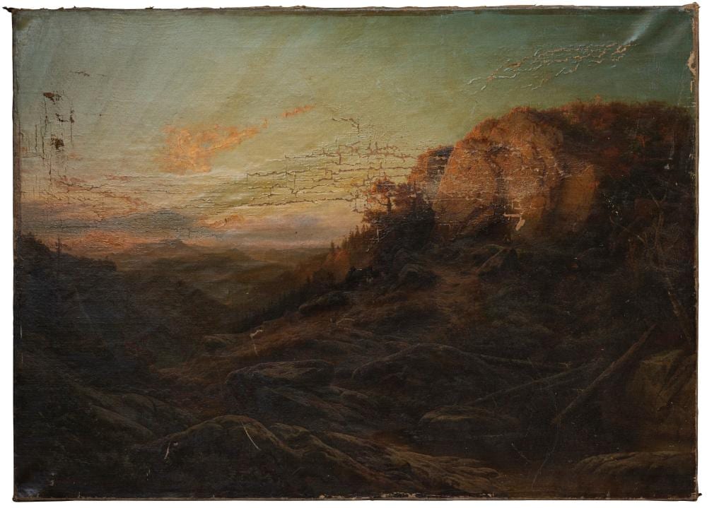 Johann Hermann Carmiencke comparable auction result: johann hermann carmiencke 1810 1867 sublime landscape