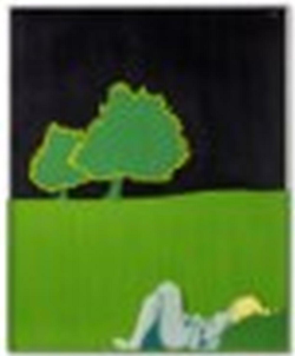 Evelyne Axell comparable auction result: evelyne axell b 1935 1972 paysage enamel on plexiglas mounted on fiberbo