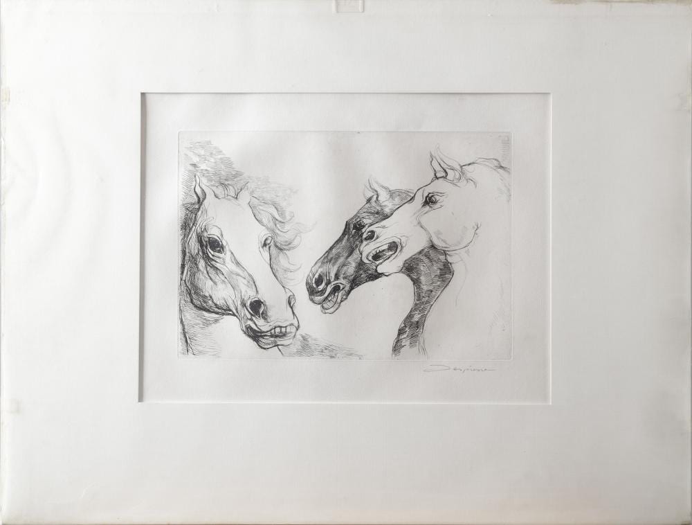 jacques despierre 1912 1995 chevaux h nissant pointe s che sign e 30 x 40 cm · Les Andelys Enchères · 2023-05-13 Jacques Despierre comparable auction result: jacques despierre 1912 1995 chevaux h nissant pointe s che sign e 30 x 40 cm