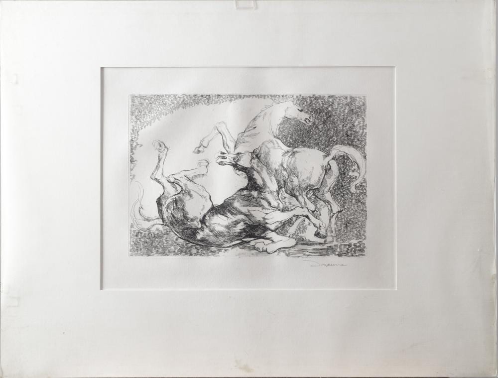 jacques despierre 1912 1995 les chevaux pointe s che sign e 30 x 40 cm · Les Andelys Enchères · 2023-05-13 Jacques Despierre comparable auction result: jacques despierre 1912 1995 les chevaux pointe s che sign e 30 x 40 cm