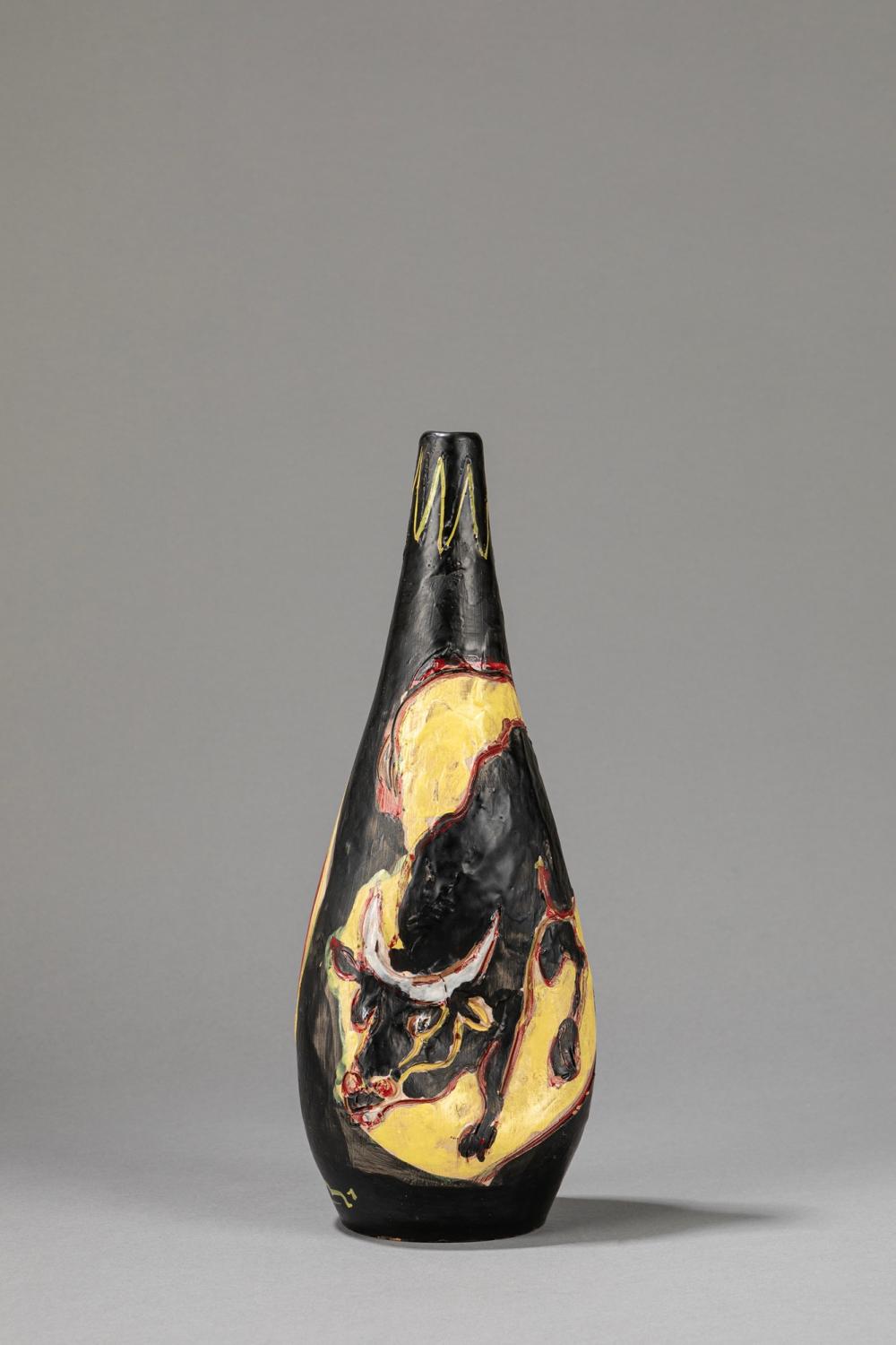Umberto Ghersi comparable auction result: umberto ghersi vase 1950 ca