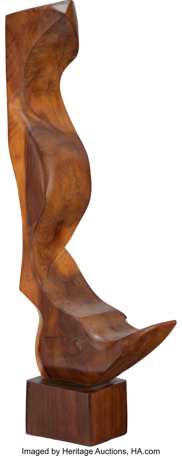 Alfred Van Loen comparable auction result: alfred van loen american german 1924 1994 untitled carved wood 21 x 3 1 2 x 7