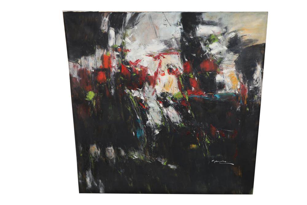 christian nesvadba abstract oil on canvas · Regency Auction House · 2023-05-06 Christian Nesvadba comparable auction result: christian nesvadba abstract oil on canvas