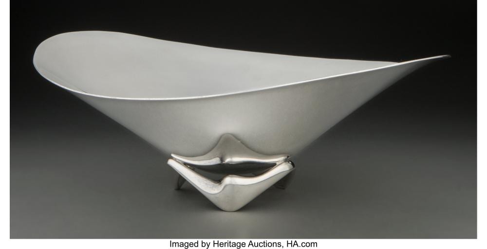 Jean (1853) Geoffroy comparable auction result: a georg jensen no 980 silver center bowl copenhagen 1945 1977 designed by hen