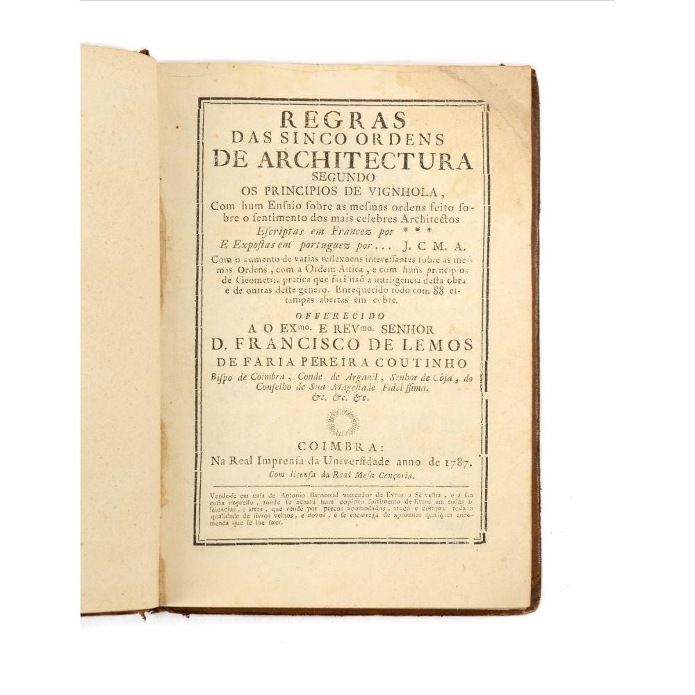 Vignola (1507) comparable auction result: vignola giacomo 1507 1573 regra das sinco sic ordens de architectura segundo os principios d