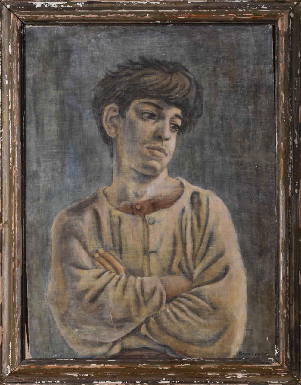 Karin van Leyden comparable auction result: karin van leyden 1906 1977 portrait of a man