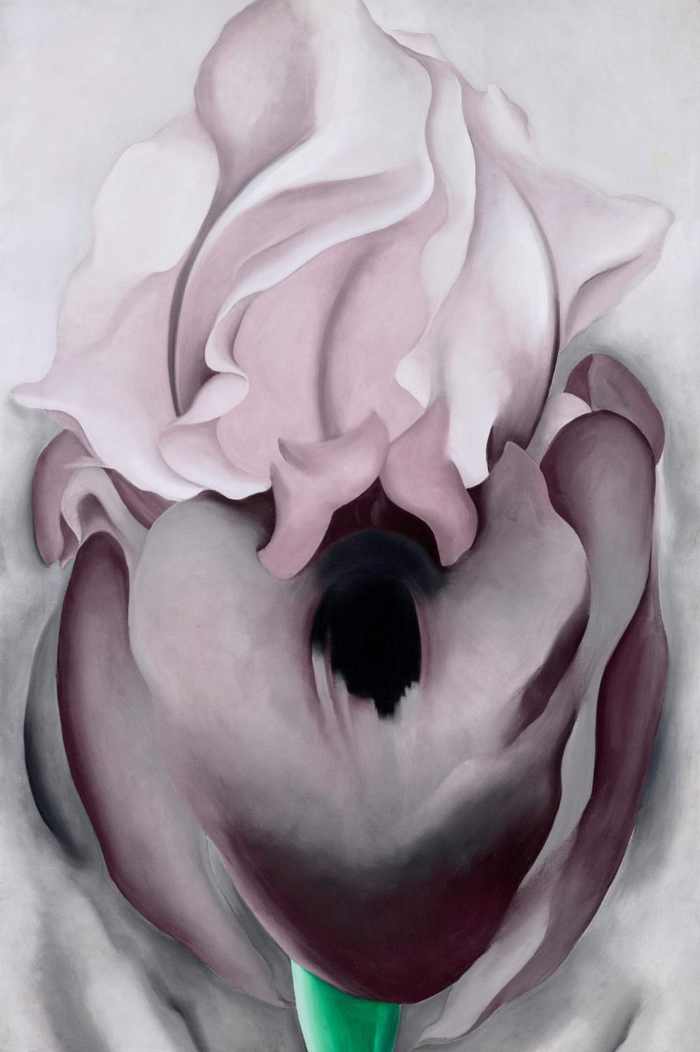 Georgia O'Keeffe (1887-1986) Black Iris VI oil on canvas 36 x 24 in. (91.4 comparable sale