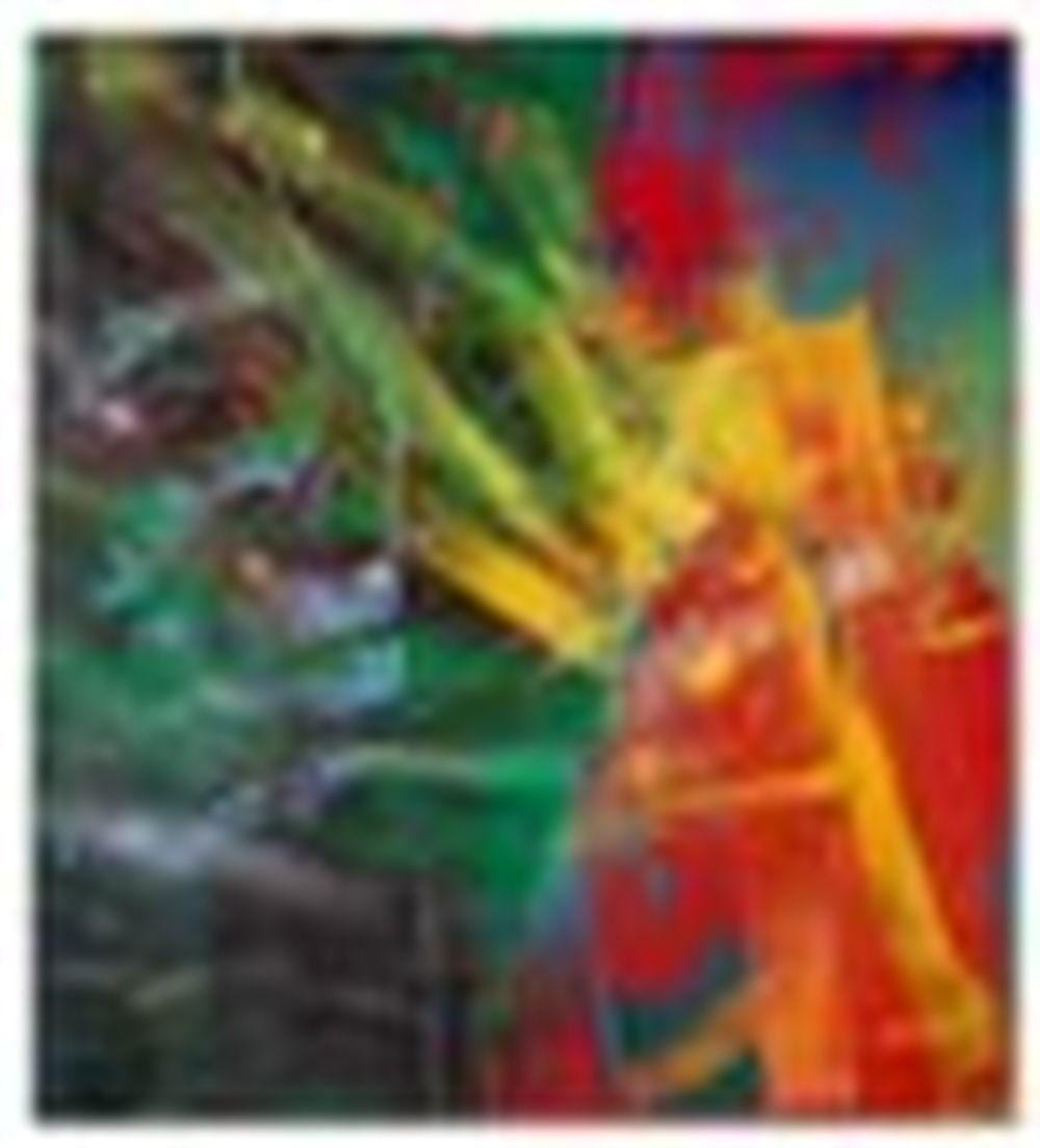 Gerhard Richter (B. 1932) Spoleto oil on canvas 78 3/4 x 71 1/8 in. (200 x comparable sale