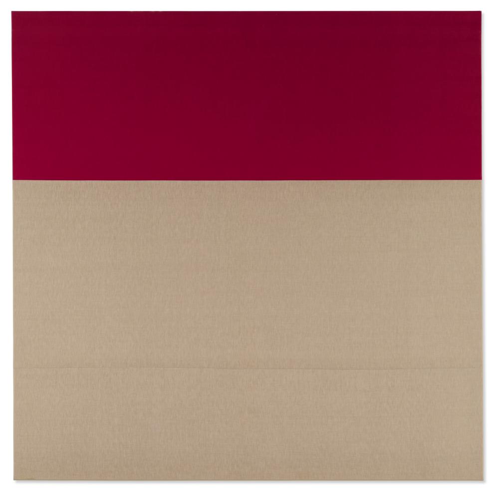 Blinky Palermo (1943-1977) Ohne Titel dyed cotton mounted on linen 78 3/4 x comparable sale