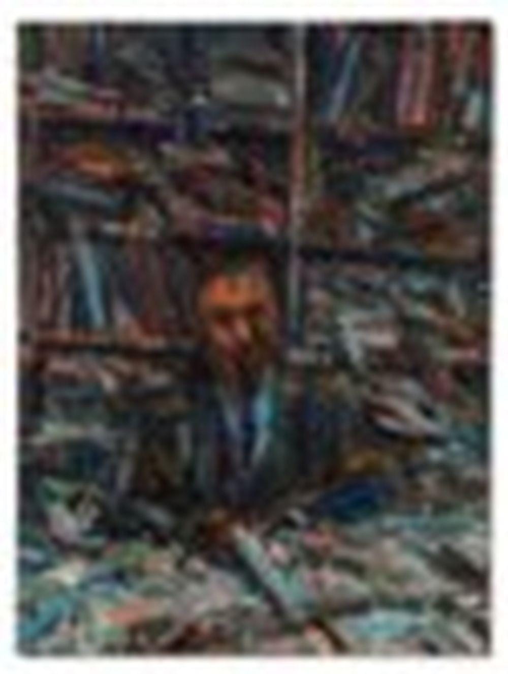 WAYNE THIEBAUD (1920 - 2021) The Scholar oil on canvas 32 x 24 in. (81.2 x sold by Christie's, lot 224 — auction record photograph