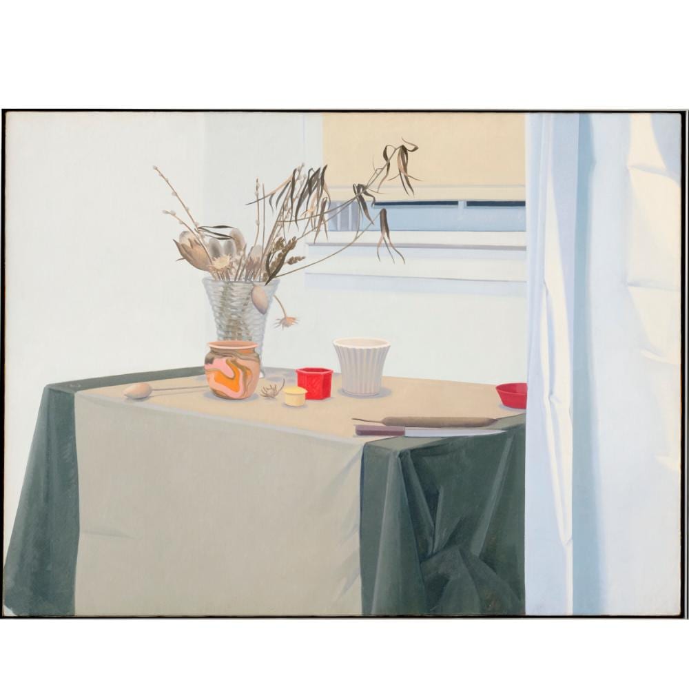 John Moore comparable auction result: john moore oil on canvas c 1974