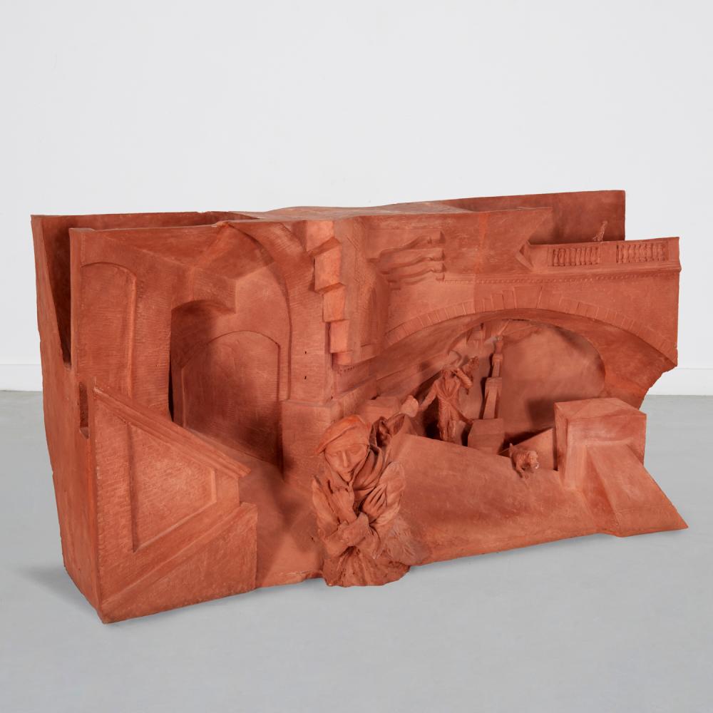 Paul Day comparable auction result: paul day large terracotta sculpture 2001