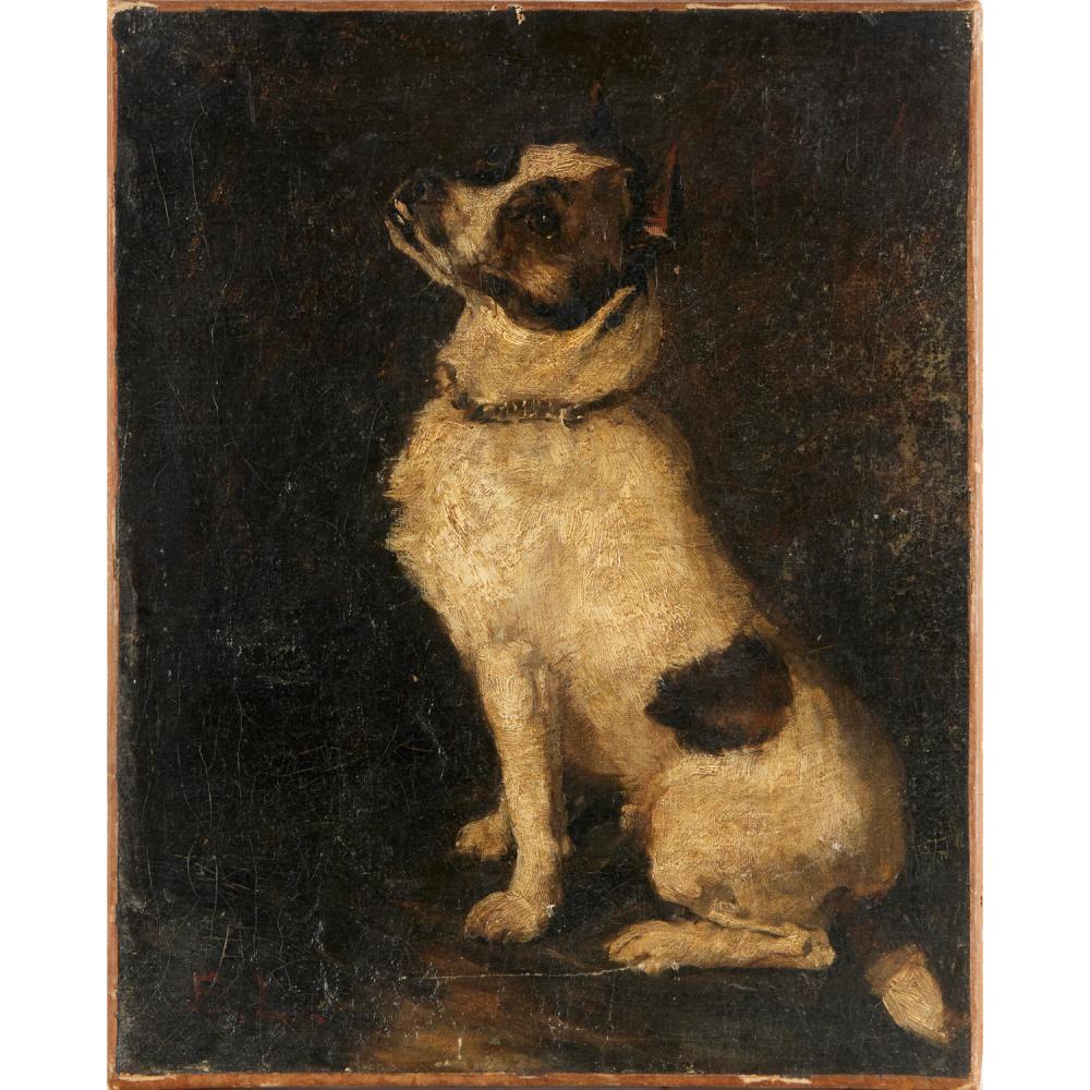 Edwin Landseer comparable auction result: edwin landseer attrib oil on canvas