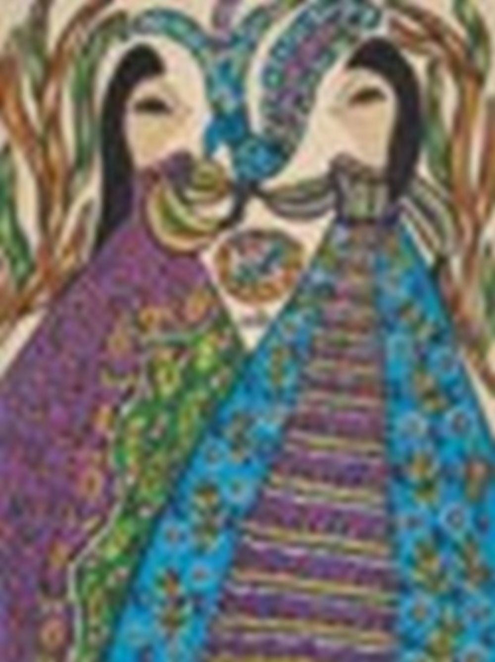 Baya Mahieddine comparable auction result: baya mahieddine 1931 1998 sans titre gouache sur papier 99 5 x 74 7 cm