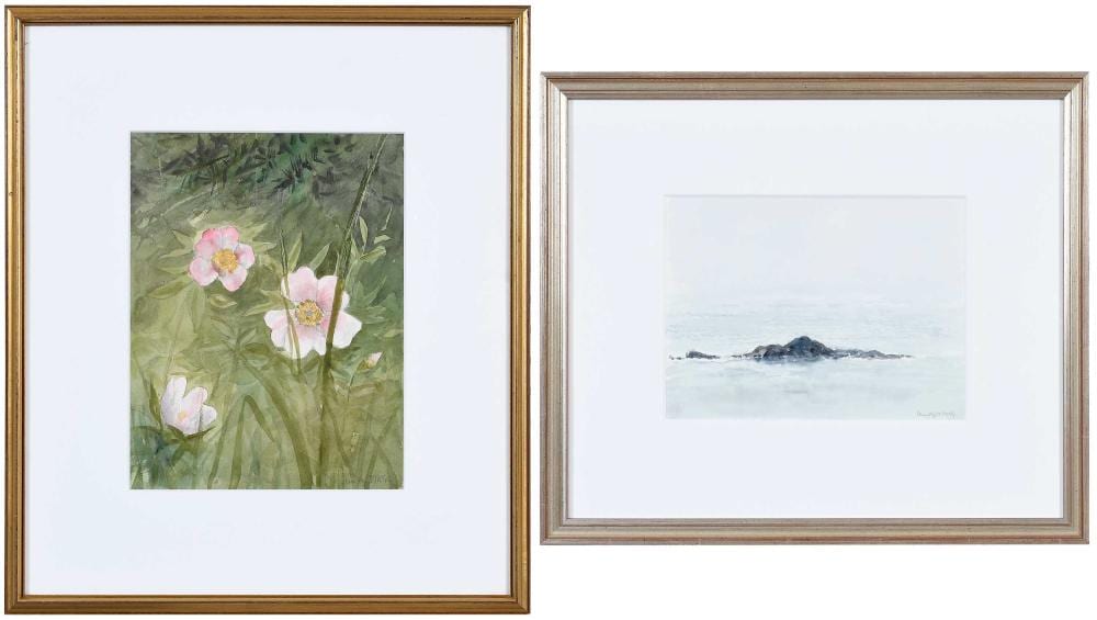 Ann Wyeth McCoy comparable auction result: two works by ann wyeth mccoy