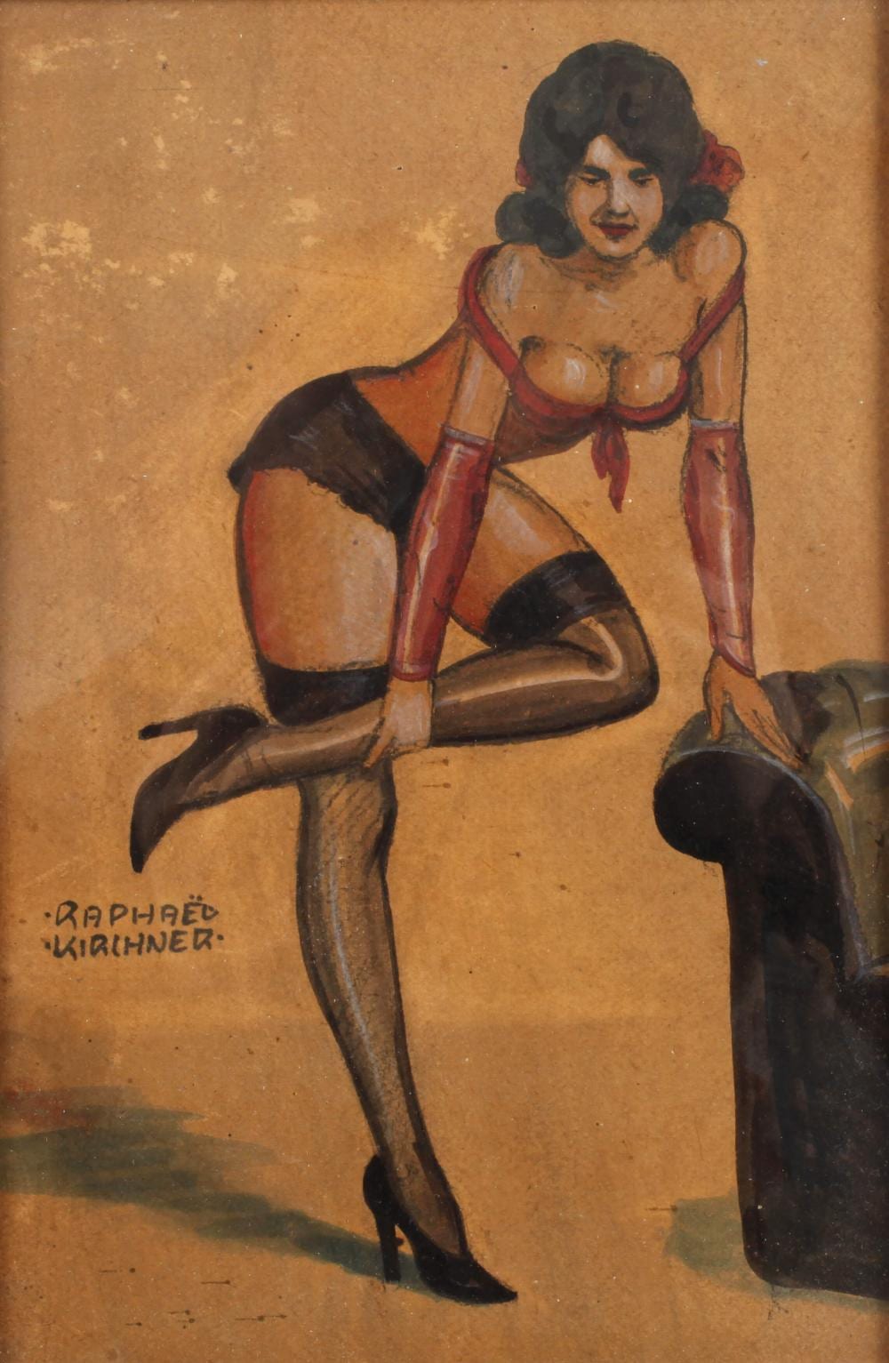 raphael kirchner leicht bekleidete dame · Auktionshaus Mehlis GmbH · 2023-05-27 Raphael Kirchner comparable auction result: raphael kirchner leicht bekleidete dame