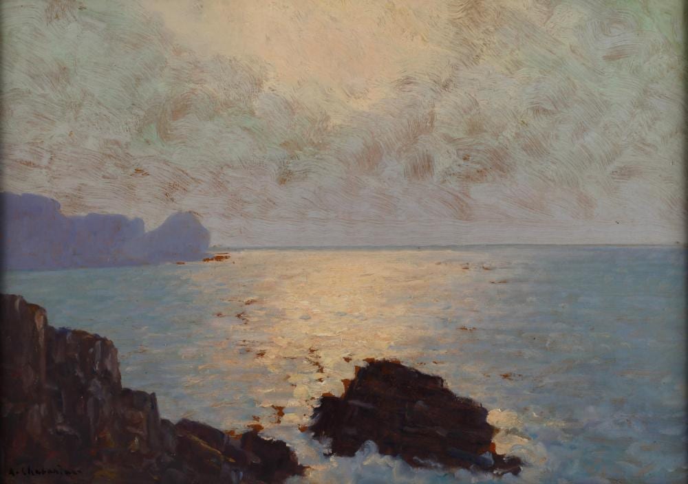 Arsène Chabanian comparable auction result: ars ne chabanian k ste im mondlicht