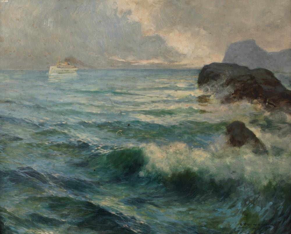 Otto Robert Nowak comparable auction result: otto nowak seest ck mit dampfer