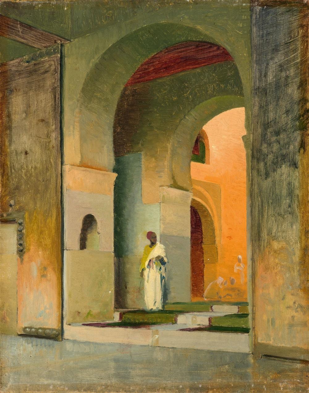 Adolf Seel comparable auction result: adolf seel study for the painting the night watch