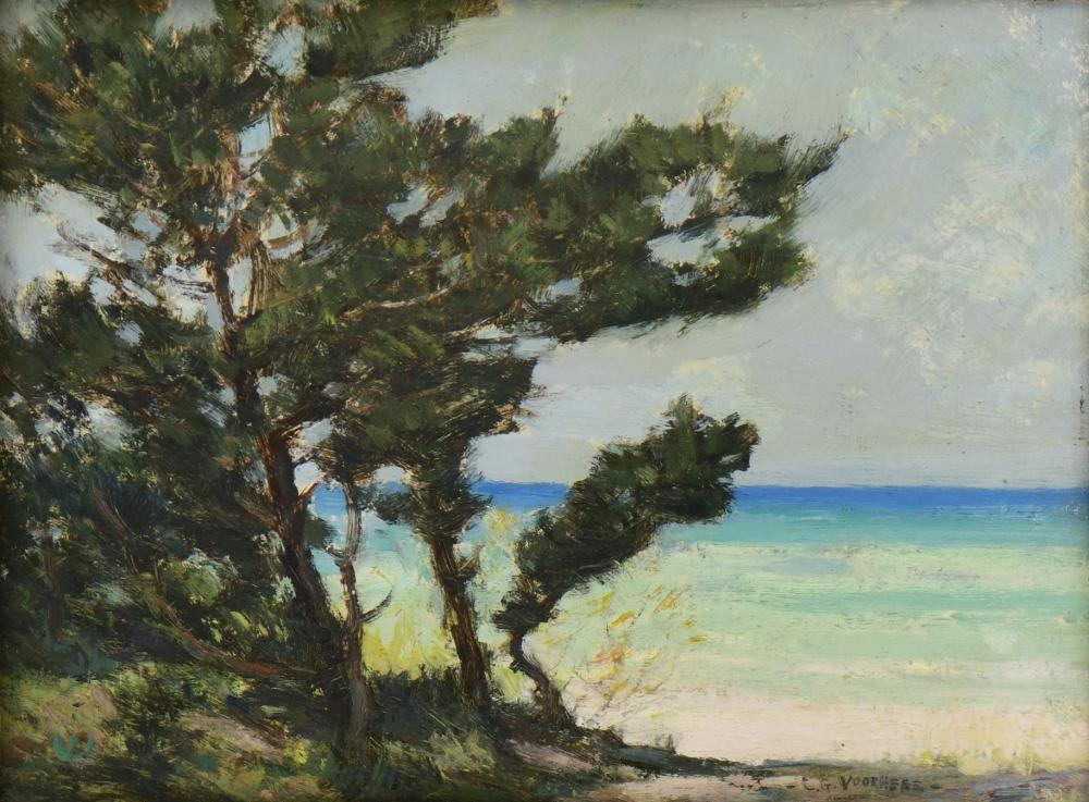 Clark Greenwood Voorhees comparable auction result: clark greenwood voorhees american 1871 1933 coastal landscape