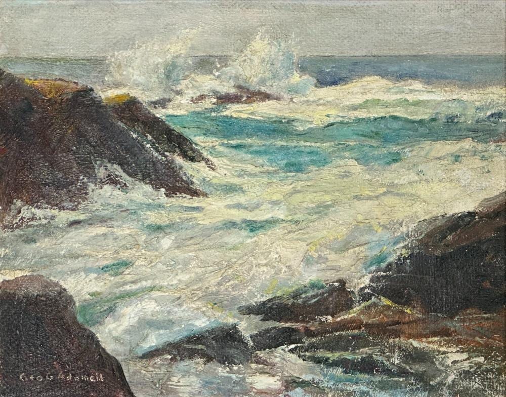 George Gustav Adomeit comparable auction result: george gustav adomeit american 1879 1967 coastal landscape