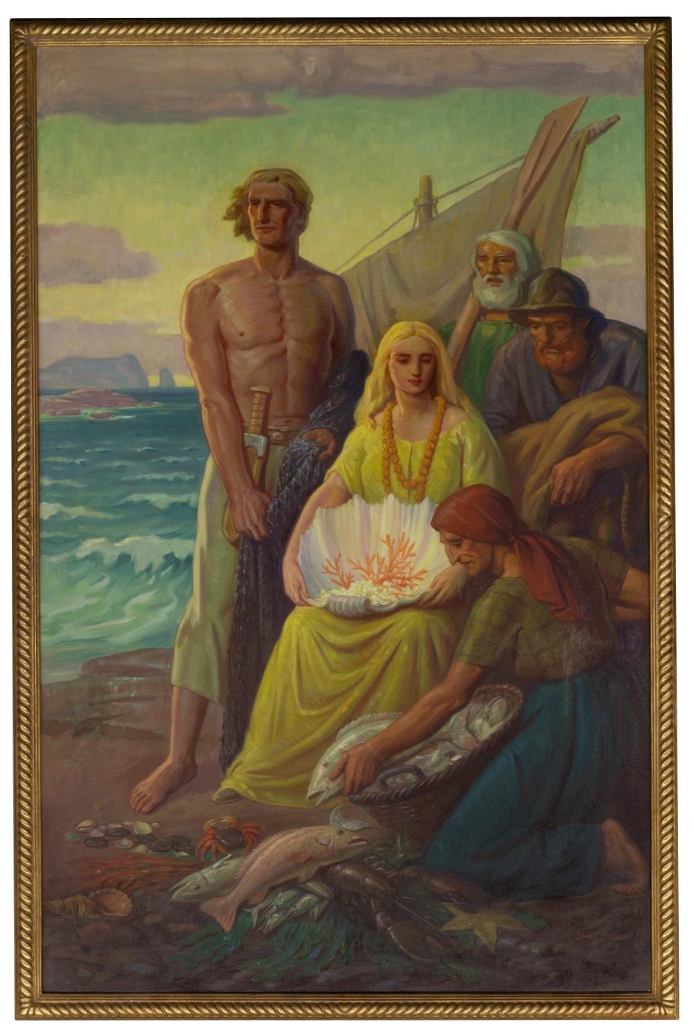 louis grell american 1887 1960 oil on canvas · Leonard Auction · 2023-05-21 Louis Frederick Grell comparable auction result: louis grell american 1887 1960 oil on canvas