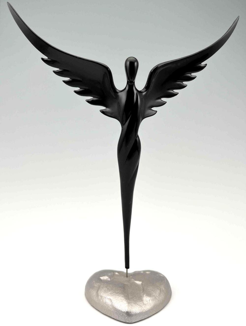 Steven Lavaggi comparable auction result: steven lavaggi angel of reconciliation modern lucite sculpture