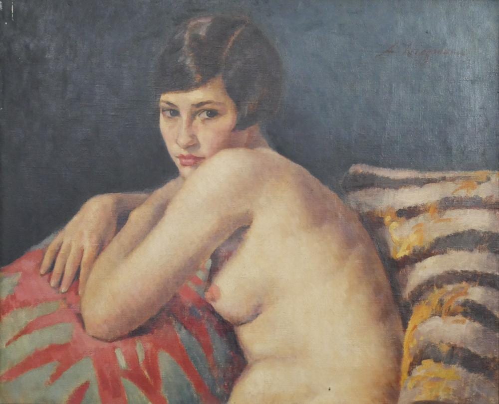 Alfred Wiegmann comparable auction result: alfred wiegmann 1886 1973 nude of a woman l