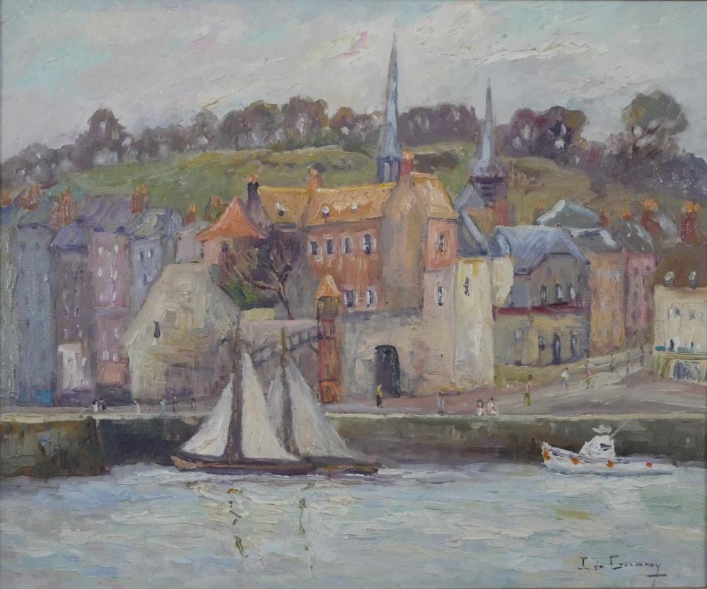 Isabelle de Ganay comparable auction result: isabelle de ganay 1960 norman landscape o