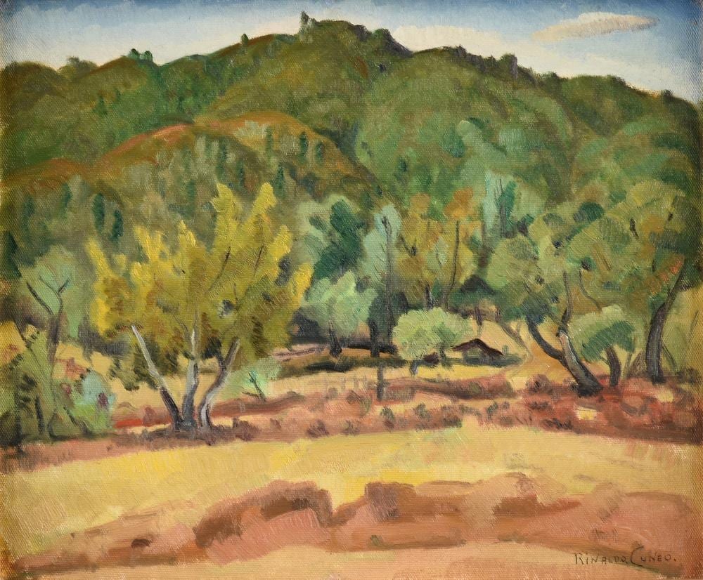 Rinaldo Cuneo comparable auction result: rinaldo cuneo american 1877 1939 a painting california landscape 20th century
