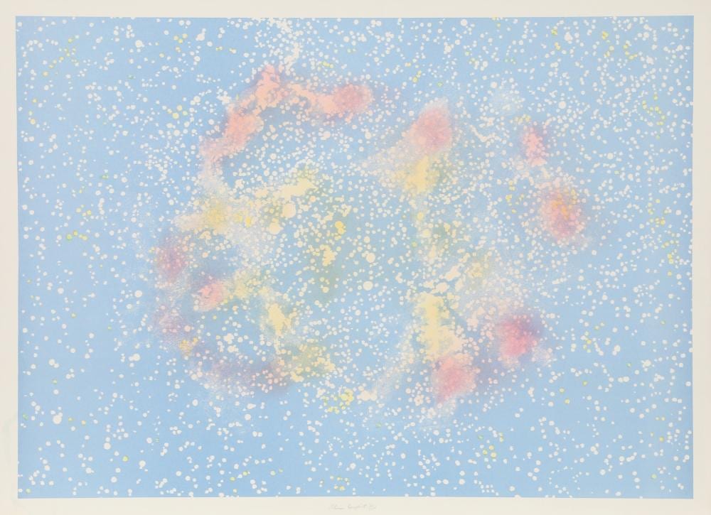 Alan Sonfist comparable auction result: alan sonfist nebula lithograph
