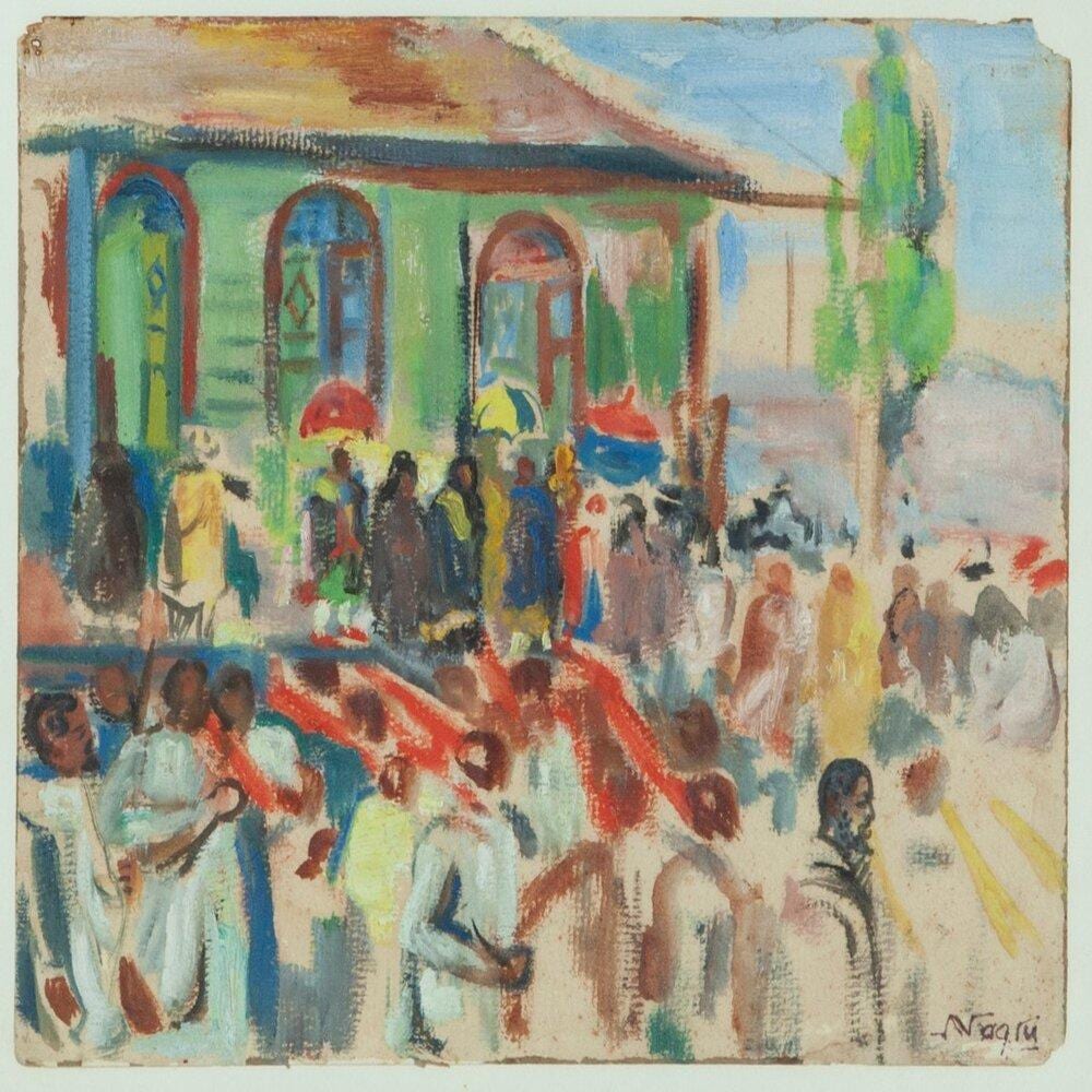 Mohamed Naghi comparable auction result: mohammad naghi egyptian 1888 1956